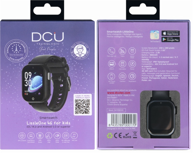 RELOJ INTELIGEN DCU TECNOL. 34159035 LITTLEONE4G