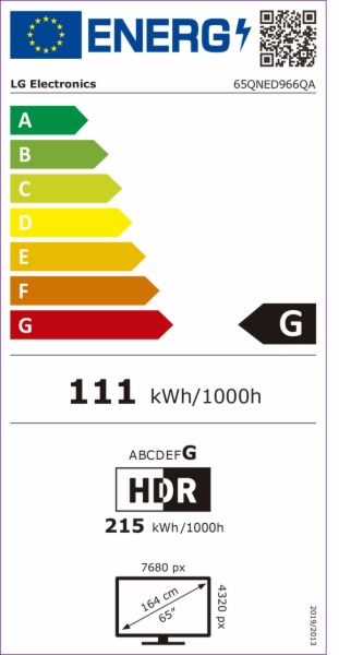 TELEVISOR LED LG 65QNED966QA