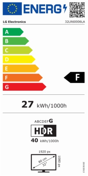 TELEVISOR LED LG 32LR60006LA