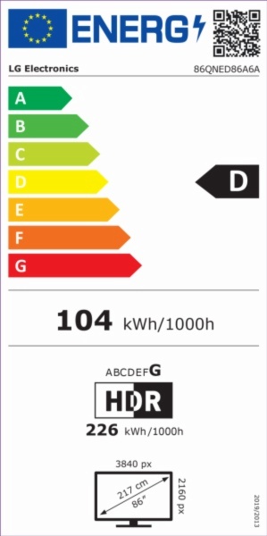 TELEVISOR LED LG 86QNED86A6A