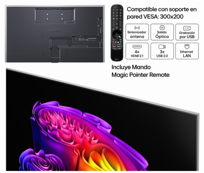 TELEVISOR OLED LG OLED55G68LW