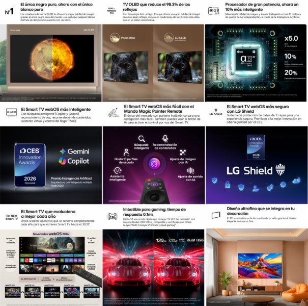 TELEVISOR OLED LG OLED65B6ELC