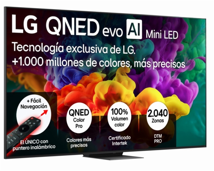 TV MINILED LG 100QNED87B6