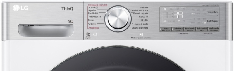 LAVADORA LG F4WR9009A2W