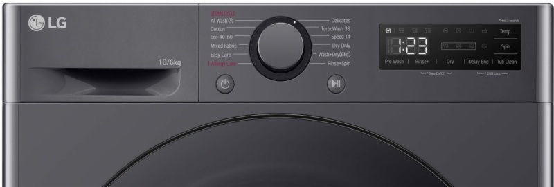 LAVADORA SECADORA LG F4DR6010AGM