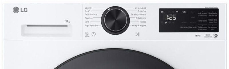 SECADORA CONDENSACION LG RHX5009TLB