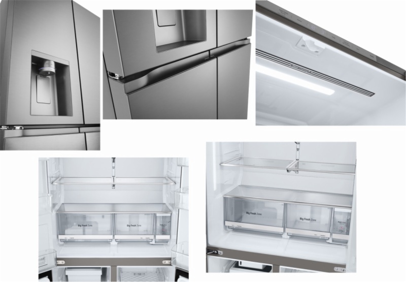 COMBI AMERICANO NO FROST  LG GMF961PY3E