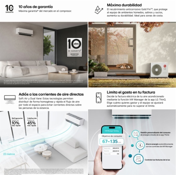 ACONDICIONADOR LG MAGNA12MX.SET
