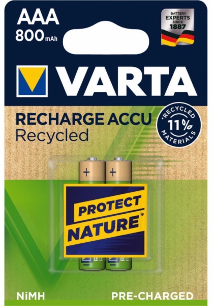 PILAS VARTA R3 800mAh AAA REC.x2