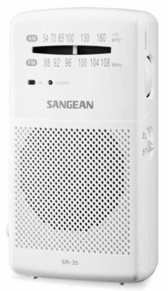 TRANSISTOR SANGEAN SR-35 BLANCO