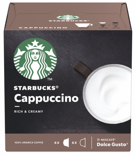 CAPSULAS CAFE STARBUCKS CAPPUCCINO