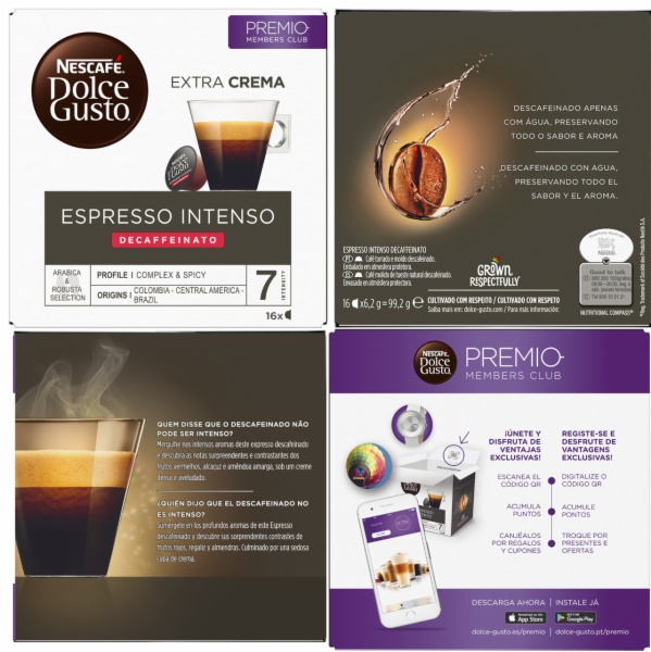 CAPSULAS CAFE DOLCE GUSTO INTENSO DESCAFEINADO