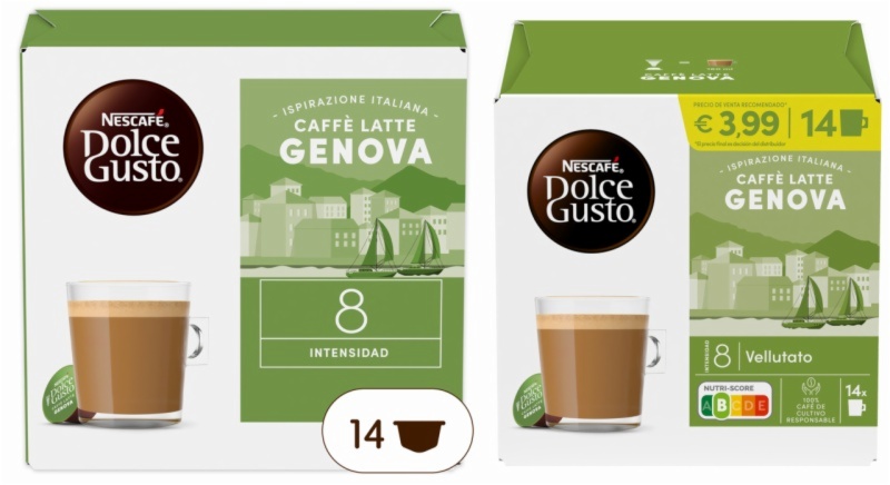CAPSULAS CAFE DOLCE GUSTO CAFFE LATTE GENOVA