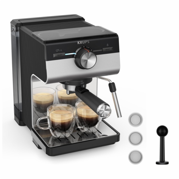 CAFETERA EXPRESS KRUPS XP384E10AUTHENT.+C80