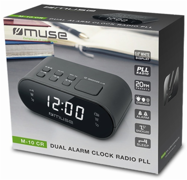 RADIO RELOJ MUSE M-10 CR
