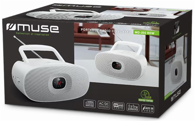 RADIO CD MUSE MD-202 RDW