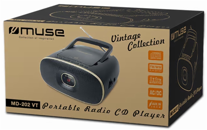RADIO CD MUSE MD-202 VT