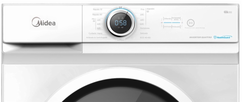 LAVADORA MIDEA MF100W100BA/W-ES