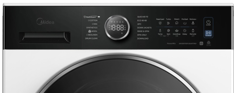 LAVADORA MIDEA MF205W90BA30/W-ES