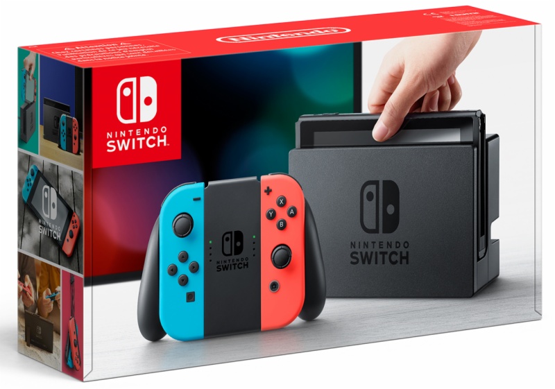 CONSOLA JUEGOS NINTENDO SWITCH AZUL NEON/ROJ