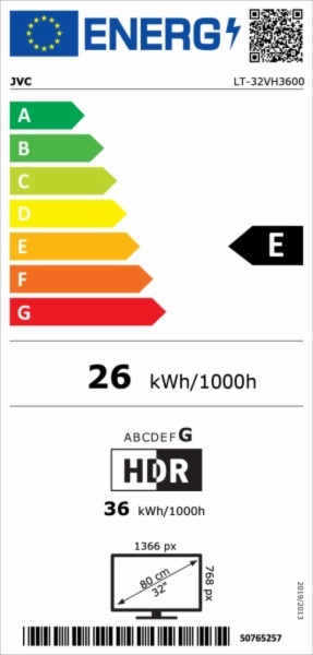 TELEVISOR LED JVC LT-32VH3600
