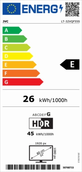 TV QLED JVC LT-32VQF55S
