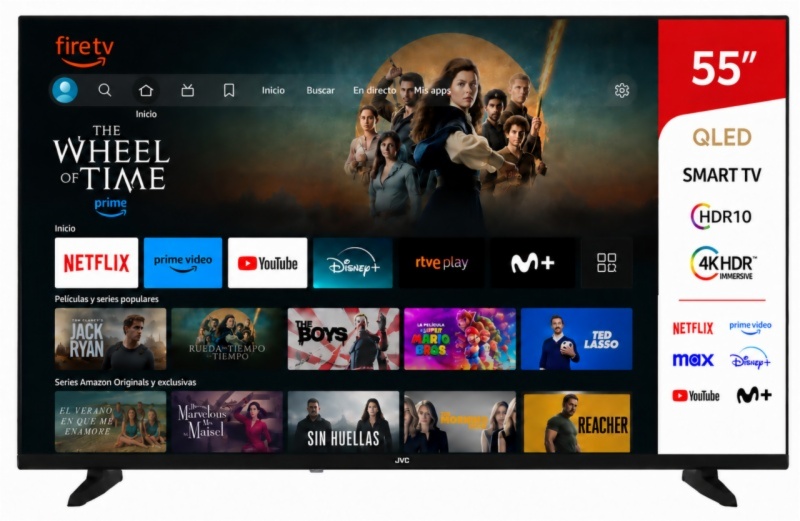 TV QLED JVC LT-55VRQ3605