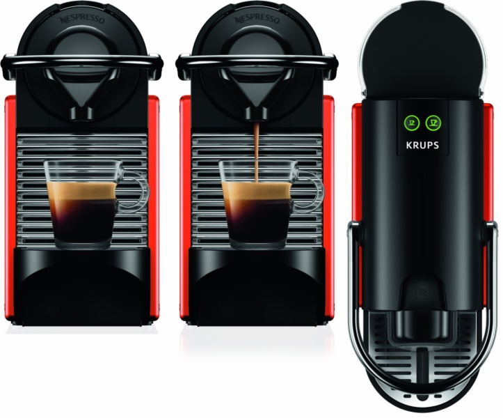 CAFETERA CAPSULAS KRUPS XN3045PR6 PIXIE ROJA