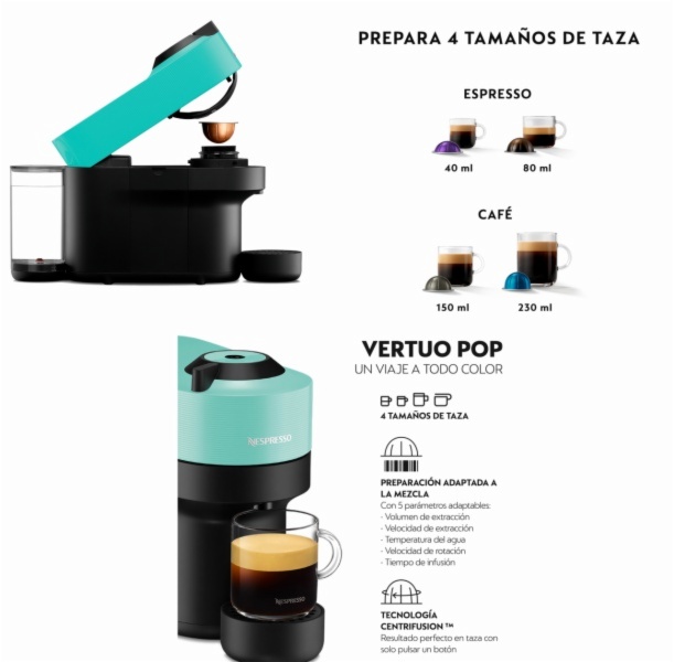 CAFETERA CAPSULAS KRUPS XN9204ECO VERTUO POP
