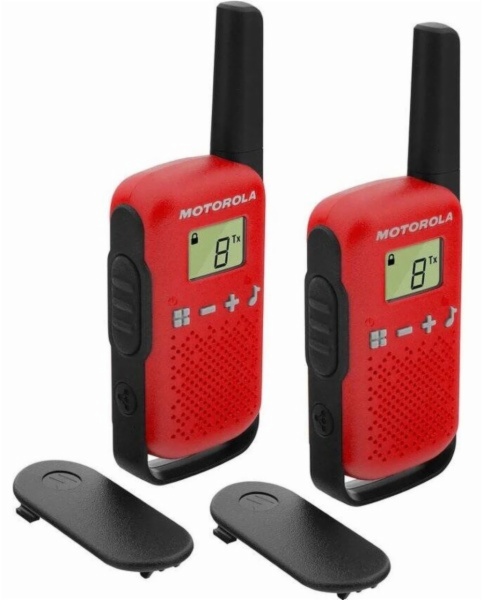 WALKIE TALKIE MOTOROLA TLKR T42 ROJO