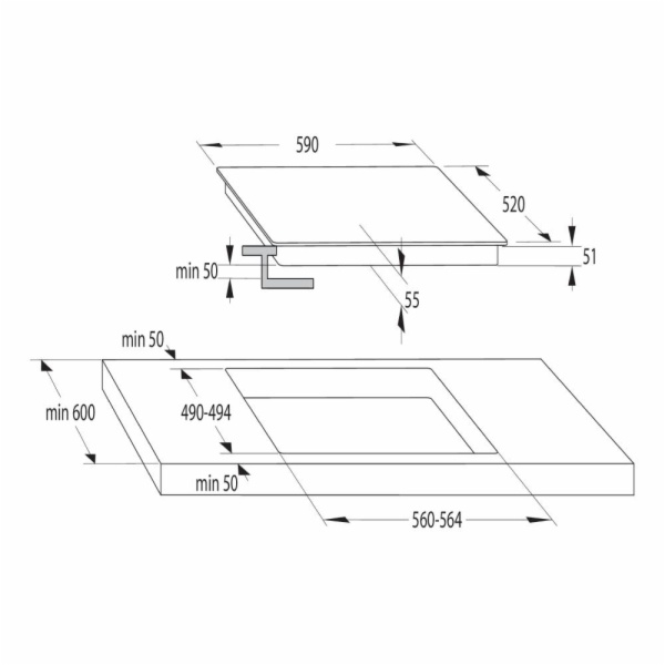 VITROCERAMICA INDUCCION HISENSE HI6321BSCE