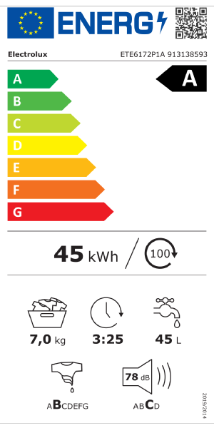 LAVADORA ELECTROLUX ETE6172P1A