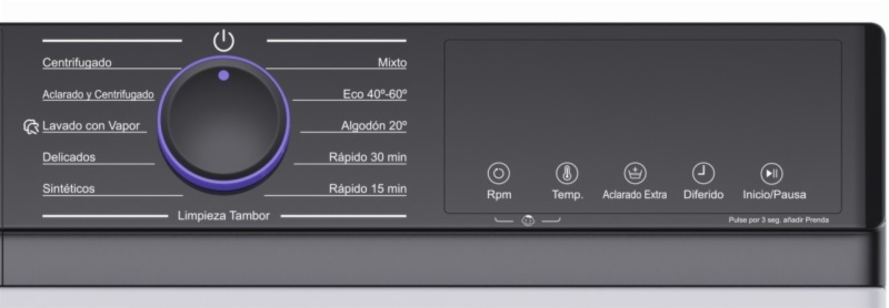LAVADORA NEVIR NVR-WMFL1260INA-BC