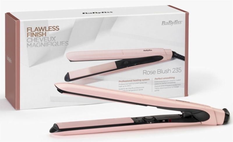 PLANCHA PELO BABYLISS 2498PRE ROSE BLUSH