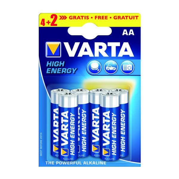 PILAS VARTA LR06 PACK 4+2