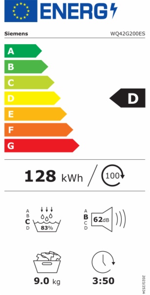 SECADORA CONDENSACION SIEMENS WQ42G200ES