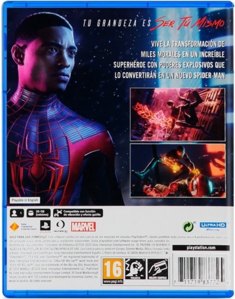 JUEGOS C.D.I. SONY SPIDER-MAN MMORA.PS5