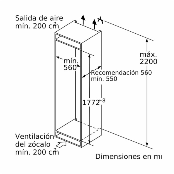 COMBI CONGELADOR NO FROST SIEMENS KI86NADD0