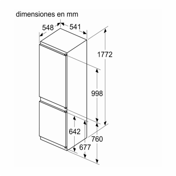 COMBI CONGELADOR NO FROST BALAY 3KIE712F