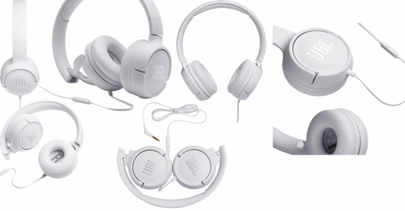 AURICULARES JBL TUNE 500 WHITE