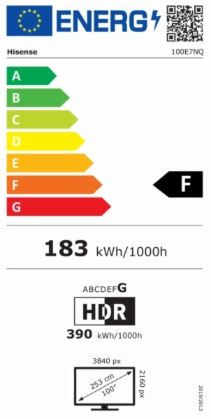 TELEVISOR LED HISENSE 100E7NQ