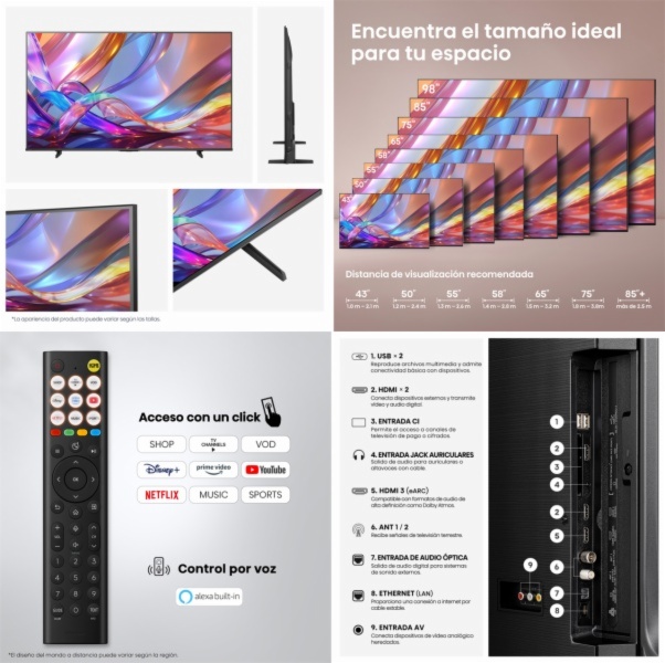 TV QLED HISENSE 43Q7S