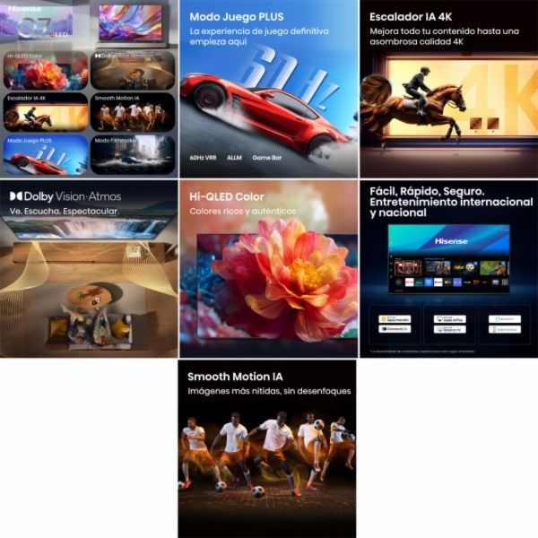 TV QLED HISENSE 50Q7S