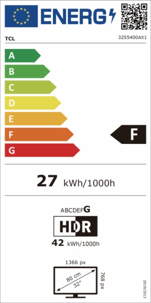 TELEVISOR LED TCL 32S5400A