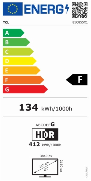 TELEVISOR LED TCL 85C855