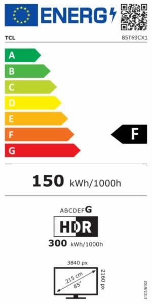 TV QLED TCL 85T69C