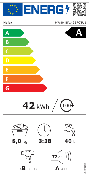 LAVADORA HAIER HW80-BP14357GTU1