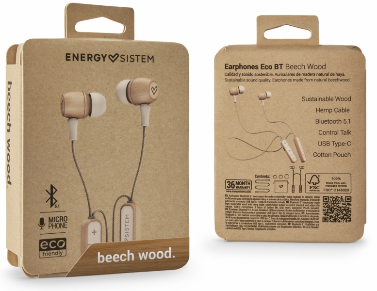 AURICULARES ENERGY SIST. EARP.ECO BLUET.BEECH