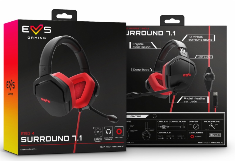 AURICULARES ENERGY SIST. GAMING HEADSET ESG 4