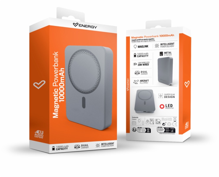 POWER BANK ENERGY SIST. MAGNETIC PO.10000MAH